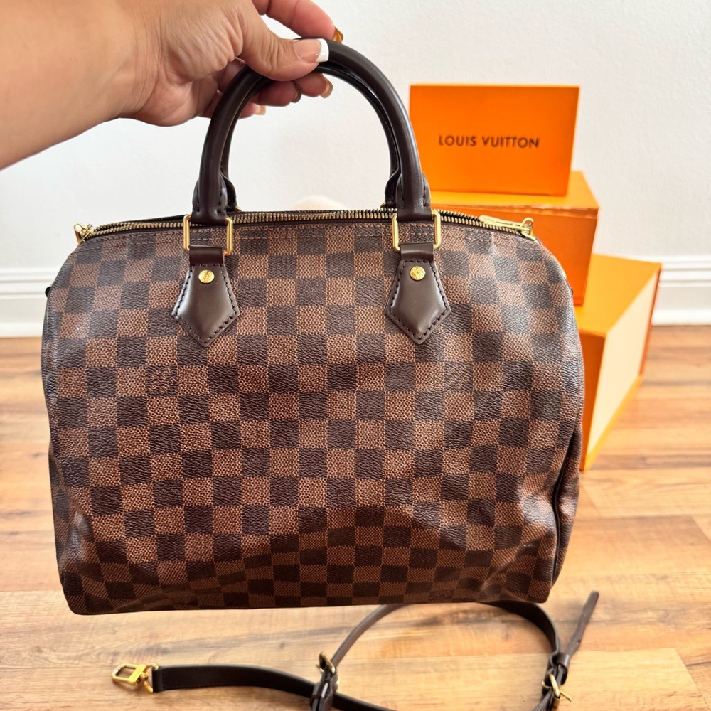 Louis Vuitton Damier Ebene Speedy 30 Bandoulière - Picture 14 of 16
